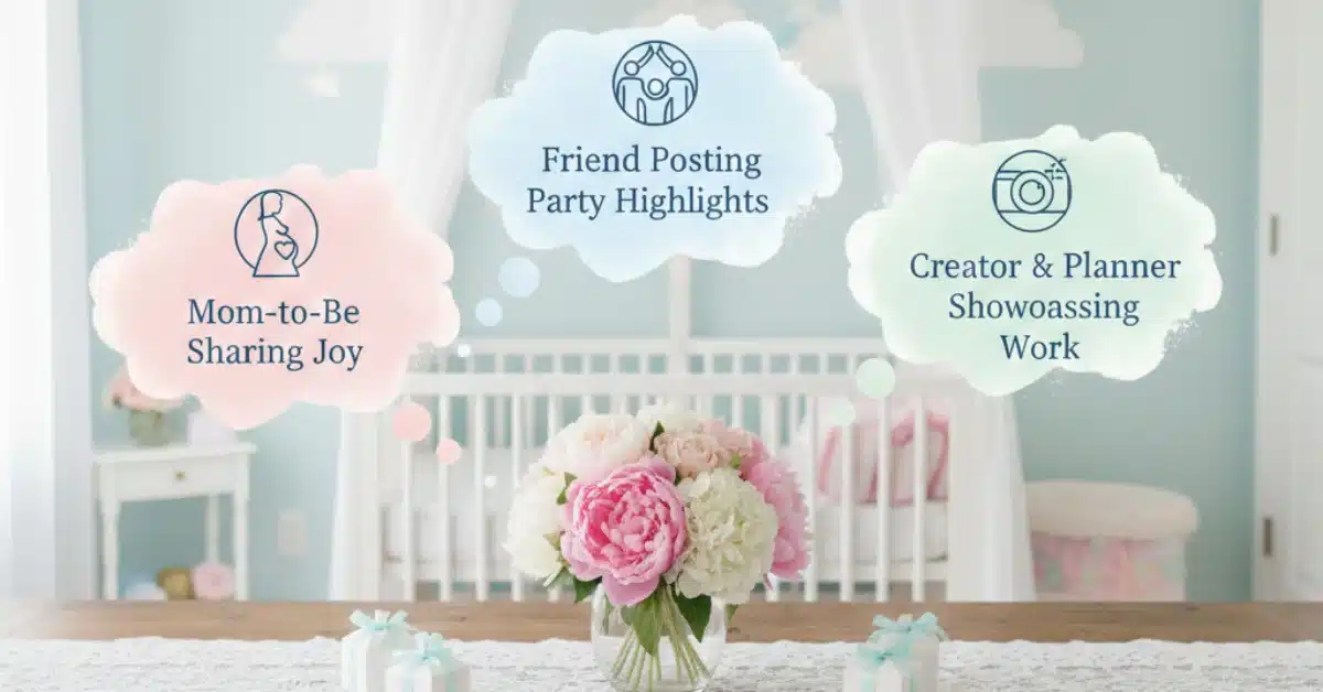 90+ Cute, funny, and emotional baby shower captions for Instagram posts, reels, and stories