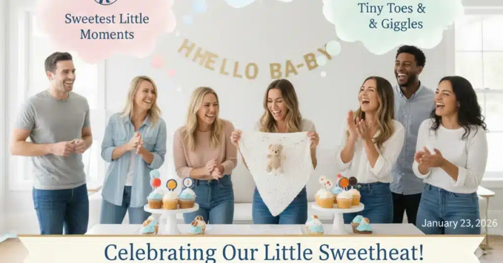 Adorable and heartwarming cute baby shower captions for Instagram posts, reels, and stories
