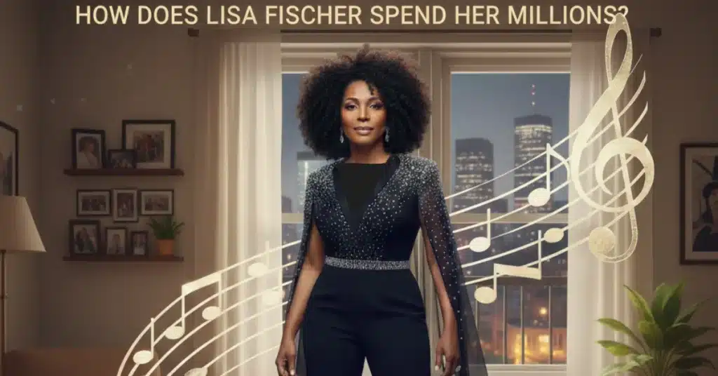Lisa Fischer Brooklyn lifestyle - modest apartment vs celebrity mansions comparison