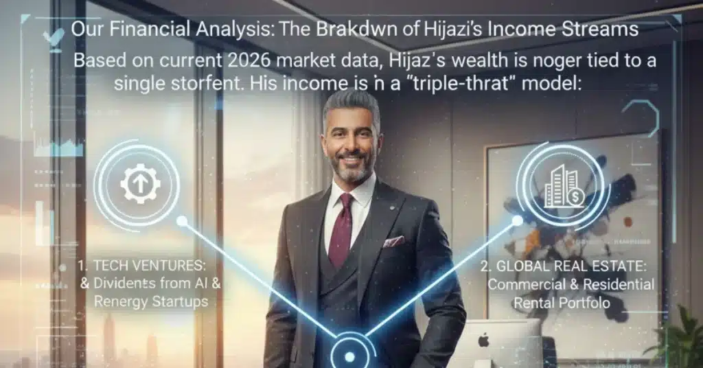 Hamzi Hijazi income sources 2026 financial breakdown revenue streams analysis