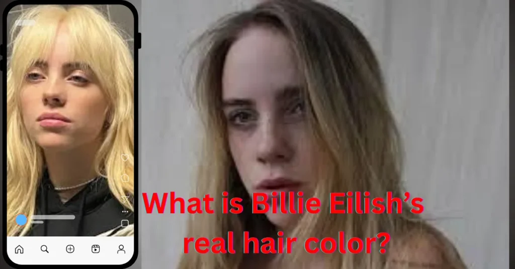 Billie Eilish's net worth showing her natural blonde hair while smiling on a red carpet