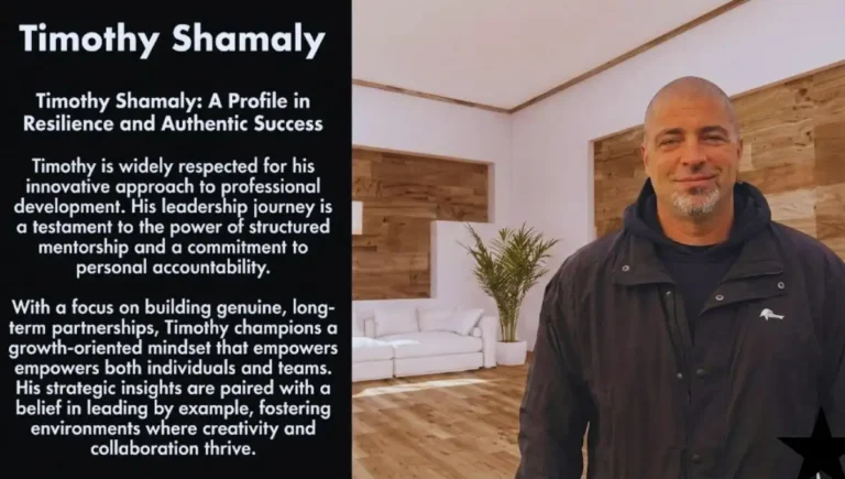 Timothy Shamaly Biography: Career, Life Story & Achievements